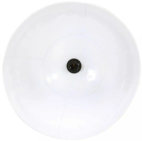 kerek fehér függőlámpa 25 W 48 cm E27