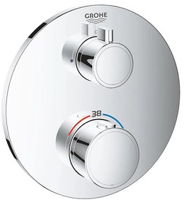 GROHE 24075000 - GROHTHERM termosztátos zuhanycsaptelep, fényes króm