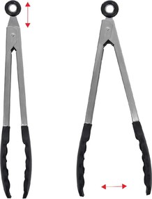 Hans fém konyhai fogó, hosszúság 27 cm - Orion