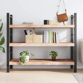 kezeletlen tömör tölgyfa fali polc 140x50x(2-6) cm