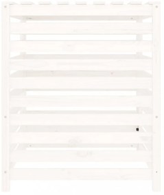 fehér tömör fenyőfa komposztáló 82,5 x 82,5 x 99,5 cm