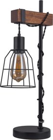 Italux modern asztali lámpa reda sötétbarna fekete itxtb-4793-1-l