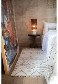 Krémszínű mosható kézi szövésű gyapjú szőnyeg 80x140 cm Lakota Day – Lorena Canals
