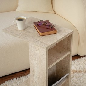 Filinta Travertine konzolasztal