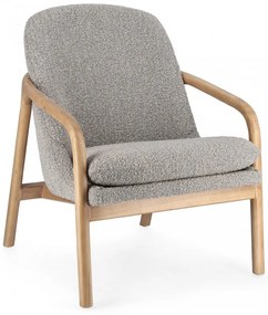 ELAIDE design fotel - szürke boucle