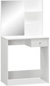 vidaXL fehér faforgácslap öltözőasztal 75 x 40 x 141 cm