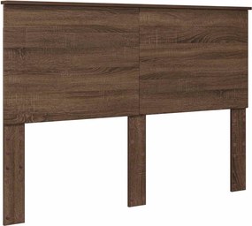 vidaXL Fejtámla Barna Tölgy 160 cm Faanyag