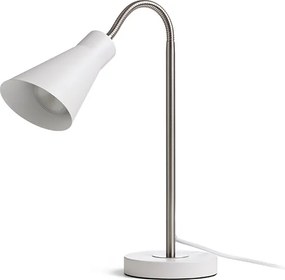 RENDL ANIKA stolní matná bílá matný nikl 230V LED E27 15W