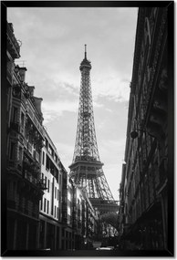 Poszterek keretben 40x60 Eiffel-torony Párizs utca