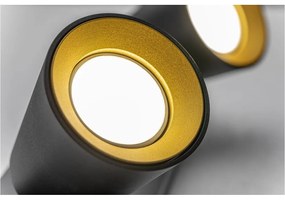 Fekete mennyezeti lámpa fém búrával 9x31 cm Elli – GTV