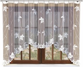 Mg Függöny 21173 jacquard 300x150 pol szalaggal