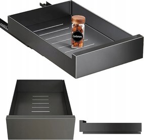 Teleszkópos Fiók Kihúzható Polc Konyhaszekrény Betét 25kg