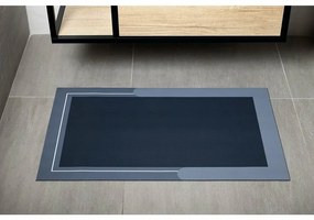 AQUALINE PCD012 fürdőszobaszőnyeg 50 x 80 cm, kék