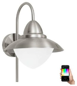 Eglo 33583 - LED RGBW Kültéri fali lámpa SIDNEY 1xE27/9W/230V IP44