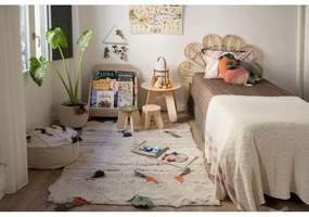 Krémszínű gyerek babzsákfotel Tic-Tac-Toe – Lorena Canals