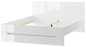 Franciaágy 180 cm Sallosa 35 (fehér + fényes fehér). 1068236