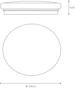 Lucide 79199/26/61 - LED Mennyezeti lámpa OTIS 1xLED/26W/230V