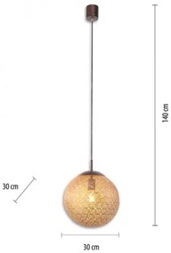 Paul Neuhaus 2420-48 - Csillár zsinóron GRETA 1xE27/60W/230V