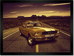 Poszterek keretben 40x30 Ford Mustang Old school