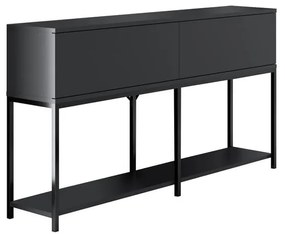 Konzolasztal Lord - Anthracite, Black