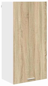 Függő szekrény Riga Sonoma tölgy és fehér 50 x 31 x 100 cm