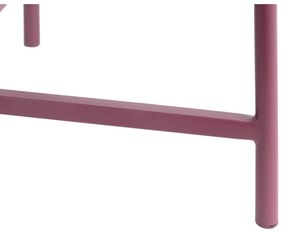 Mályvaszínű fém kerek dohányzóasztal ø 50 cm Meseta – Leitmotiv