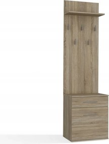 Akasztó Cipősszekrény Duo Sonoma Tölgy 180x50x35 CM Előszoba Folyosó