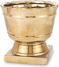 Pohár váza fedél kaspó arany retro kerámia