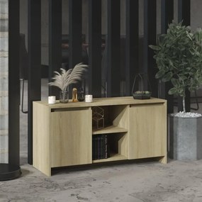 sonoma tölgy színű szerelt fa TV-szekrény 102 x 36 x 50 cm