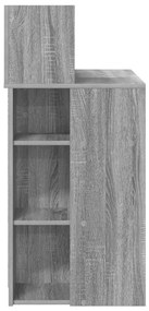 Tárolós asztal Szürke sonoma 90x48x101.5 cm Szerelt fa