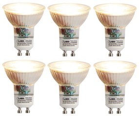 6 db GU10 dimmelhető LED izzó készlet 6W 450lm 2700K