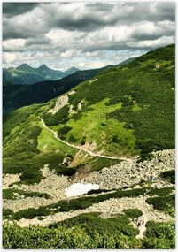 Poszterek 70x100 Tátra Lengyel hegyek Kilátás