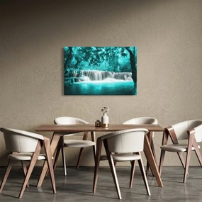 Kép - Kék vízesés (90x60 cm)