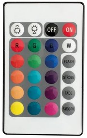 LED RGBW napelemes lámpa BALL LED/3,7V 1500 mAh Ø40 cm IP65 + távirányító