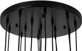 KING HOME JD8006-16 CANNON Többágú Függesztett Lámpa Fehér, Fekete, Arany G9 IP20