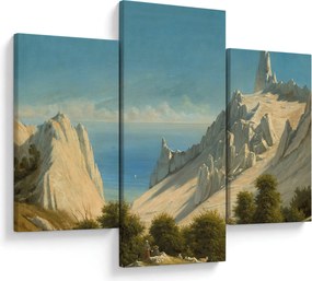 Kép - Georg Emil Libert, View of Sommerspiret, the Cliffs of Møn, reprodukciók (90x60 cm)