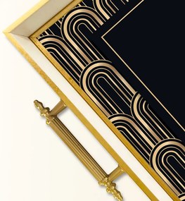 Üveg tálca, 38×24 cm – TPB9913