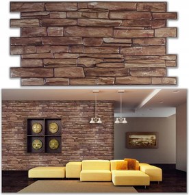 10x 3D Pvc Falpanel Dekoratív, Csempe Tégla utánzat