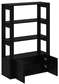 Széf Musta tammi 30 x 80 x 119.5 cm Faanyag