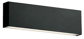 Viokef HUGO fali lámpa, fekete, beépített LED, 960 lm, VIO-4243601