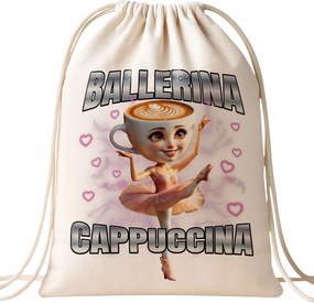 Pamut hátizsák Ballerina Cappuccina viral tiktok mem