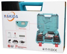 Akkus kerti olló NAKIDA HT-5639