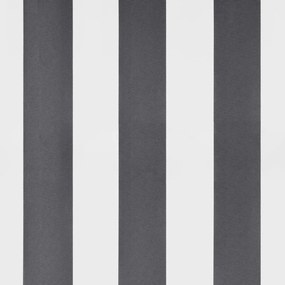 Antracitszürke és fehér kézzel kihúzható napellenző 400x350 cm