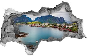 3d fali matrica lyuk a falban Lofoten norvégia nd-b-151856257