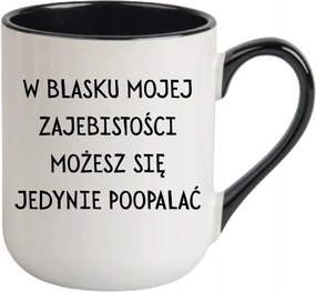 Fehér Bögre Fekete Cofee Vicces Ajándék Az Én Ragyogásom