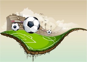 Kép - futballpálya (70x50 cm)