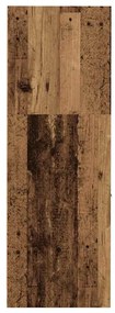 antik fa színű szerelt fa patikaszekrény 30 x 41 x 118 cm