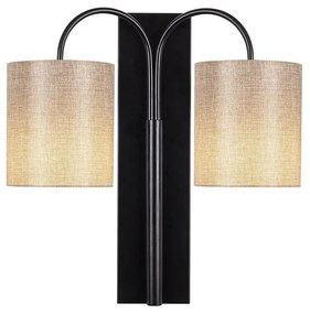 Aristo fekete fém falilámpa - Opviq lights