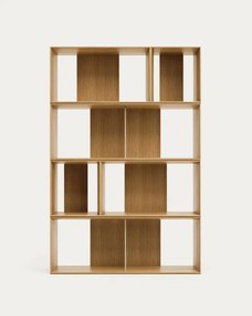 Natúr színű moduláris polcrendszer szett tölgyfa dekorral 6 db-os 101x152 cm Litto – Kave Home