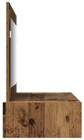 Fali Pipereasztal - Vintage Fa - 100x40x70 cm